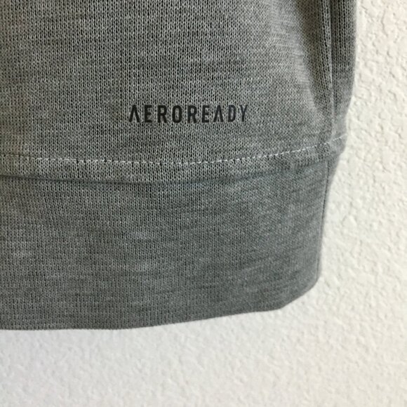 Adidas Performance Cross-Up 365 Hoodie Mens Medium Gray/Black Kangaroo Pocket - Picture 14 of 16